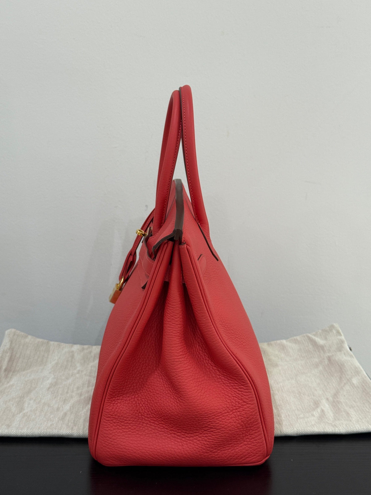 Hermes - Birkin 35 - Leather - Red - (large)