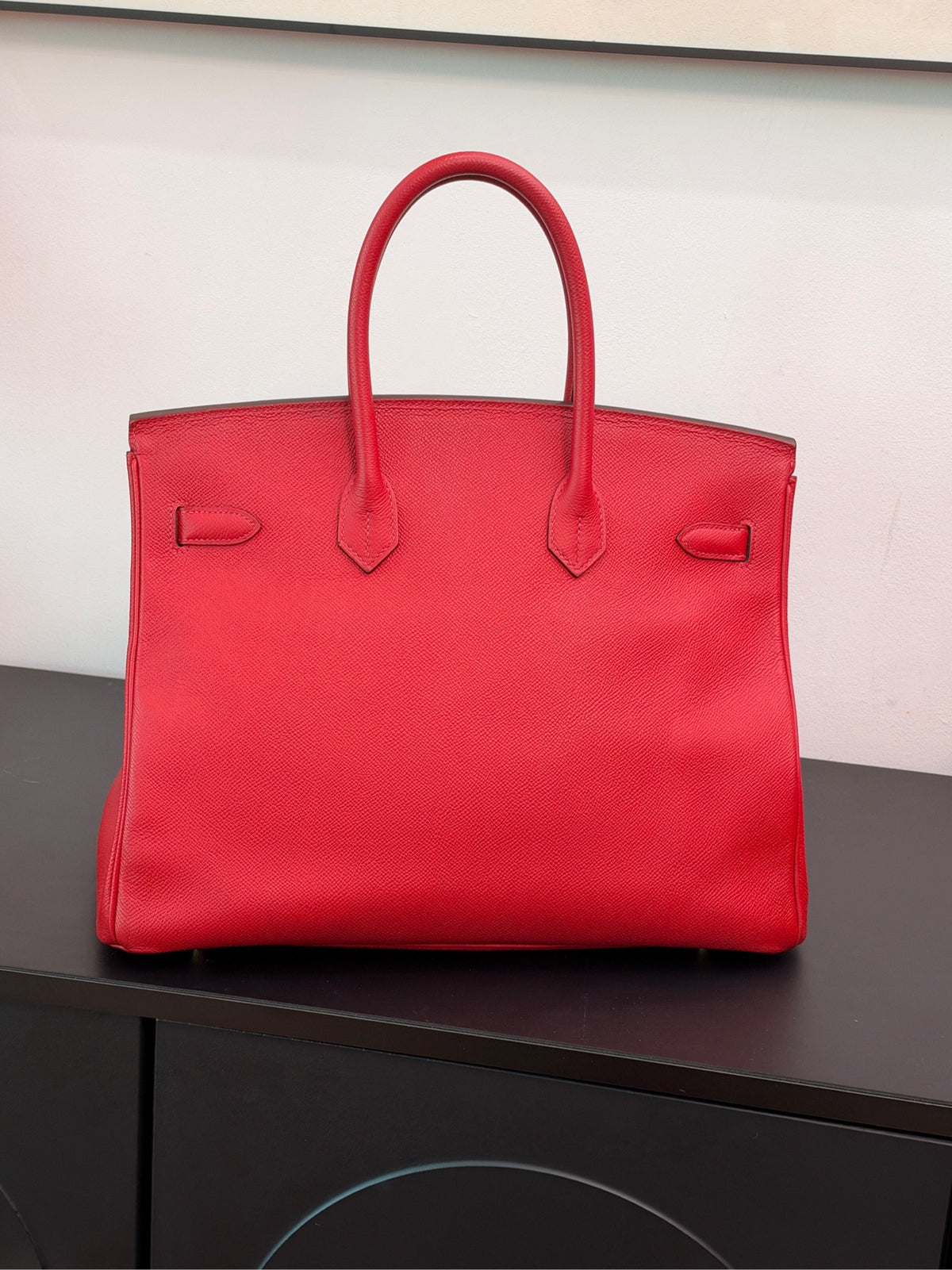 Hermes - Birkin 35 - Leather - Red - (large)