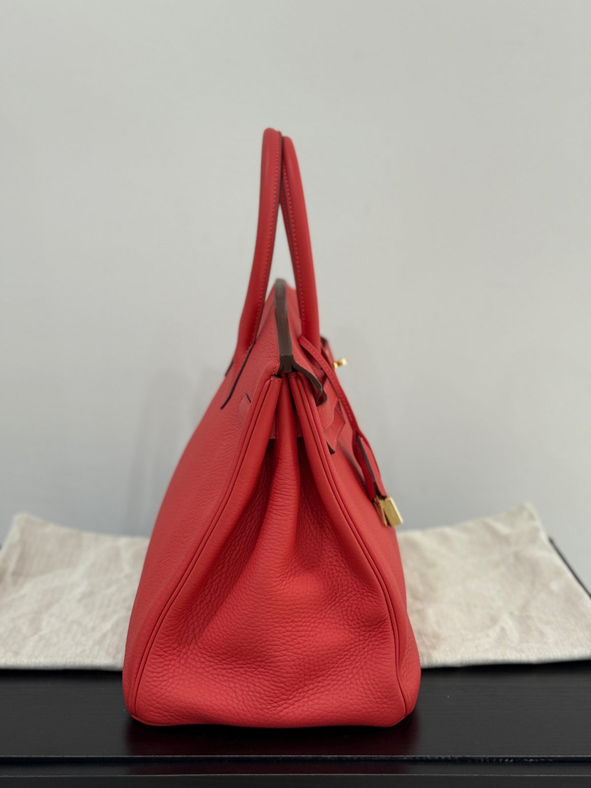 Hermes - Birkin 35 - Leather - Red - (large)