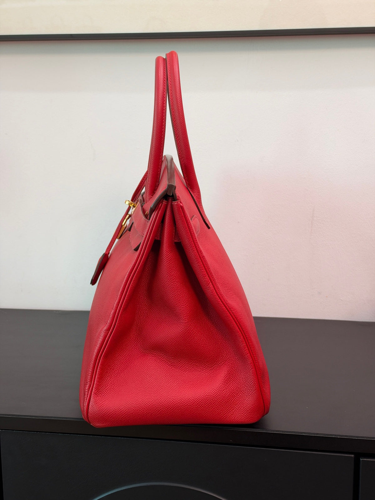 Hermes - Birkin 35 - Leather - Red - (large)