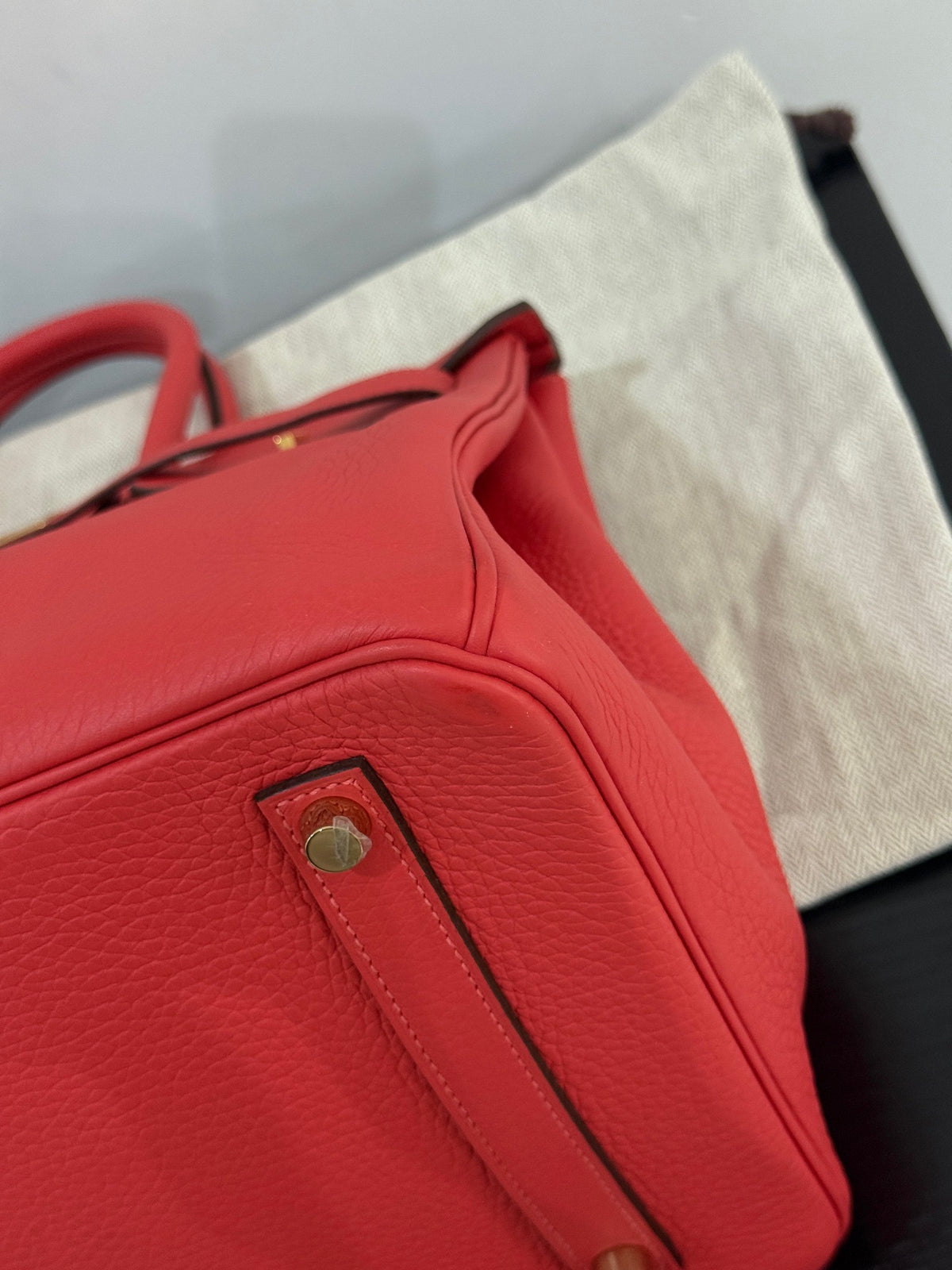 Hermes - Birkin 35 - Leather - Red - (large)