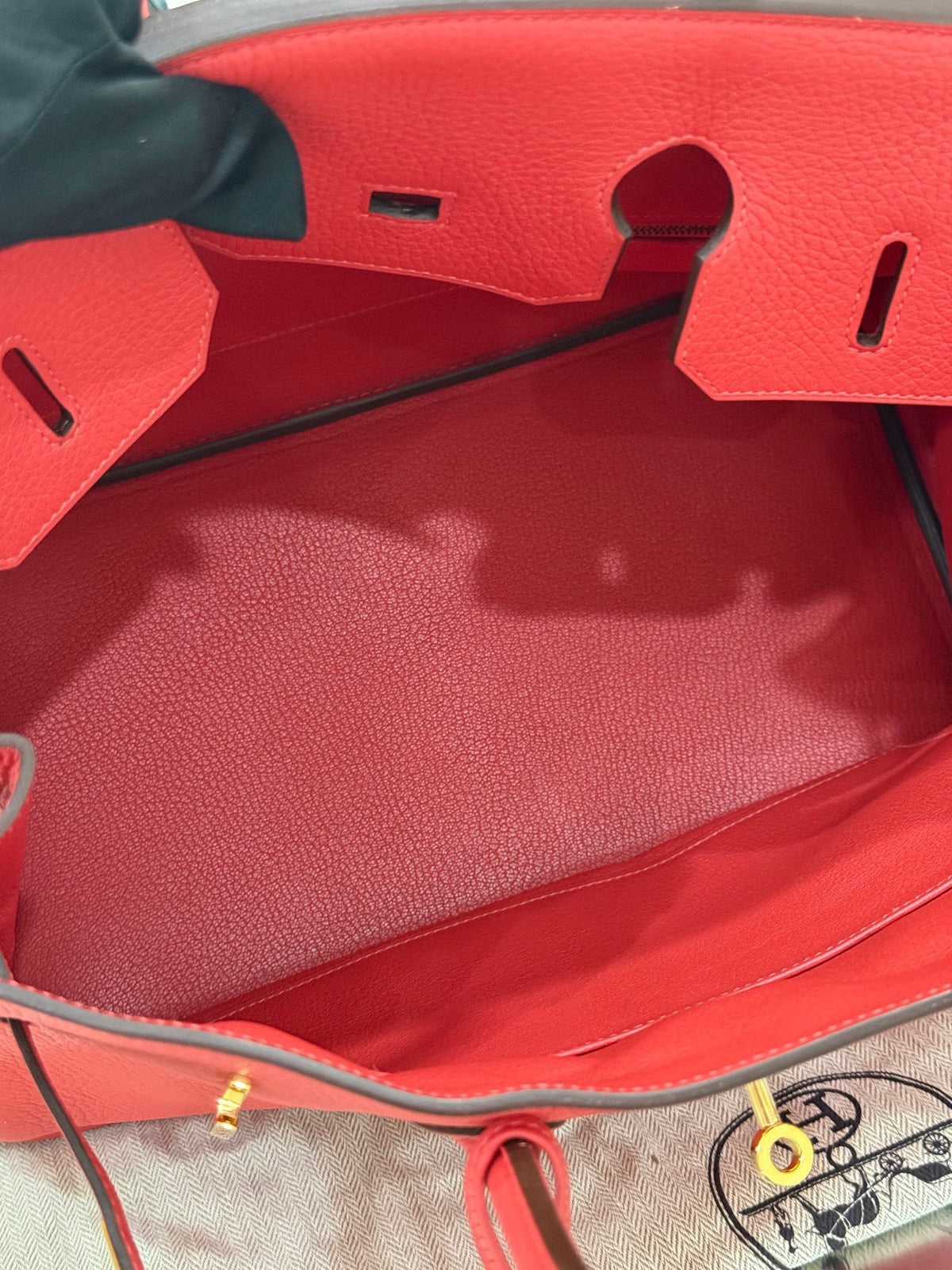 Hermes - Birkin 35 - Leather - Red - (large)