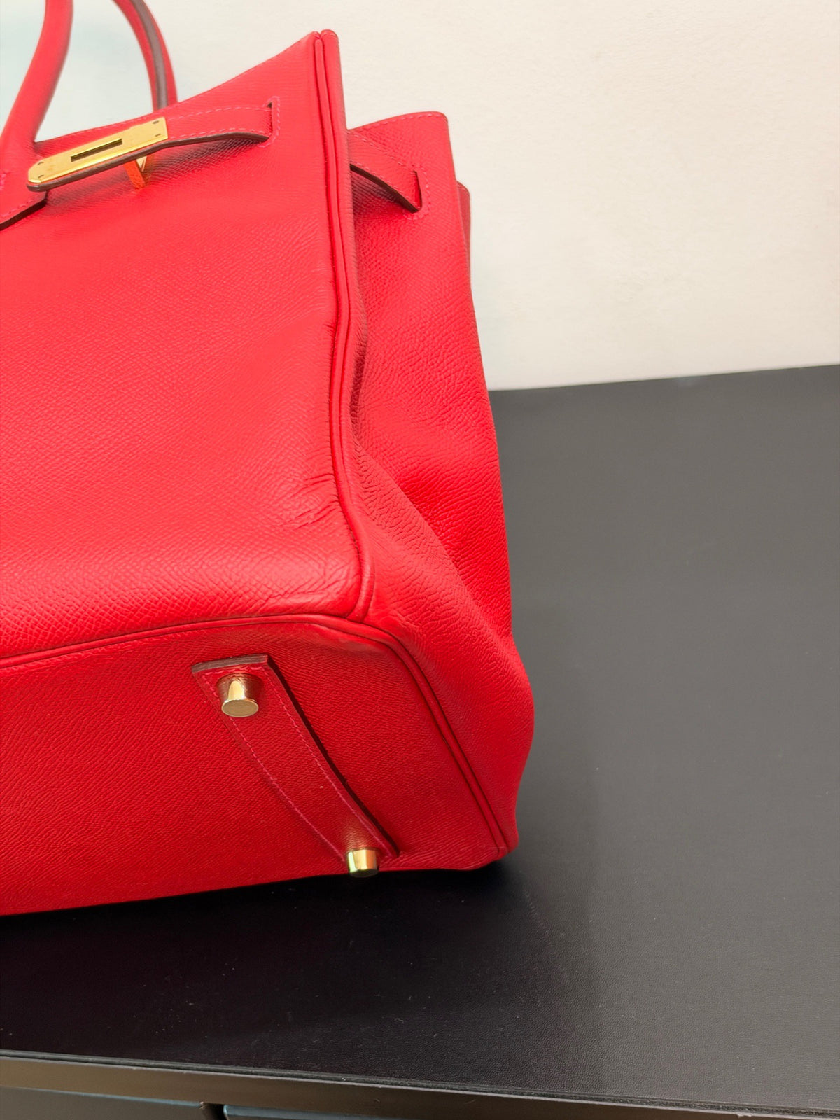 Hermes - Birkin 35 - Leather - Red - (large)