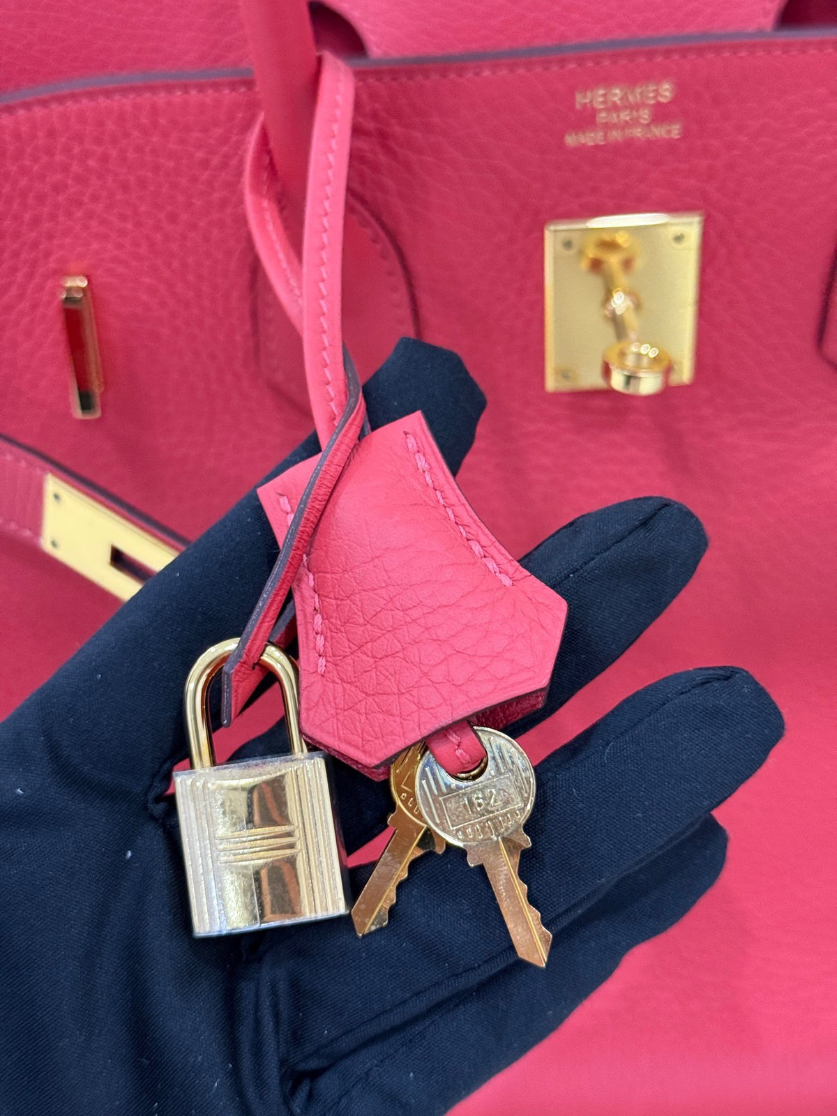 Hermes - Birkin 35 - Leather - Red - (large)