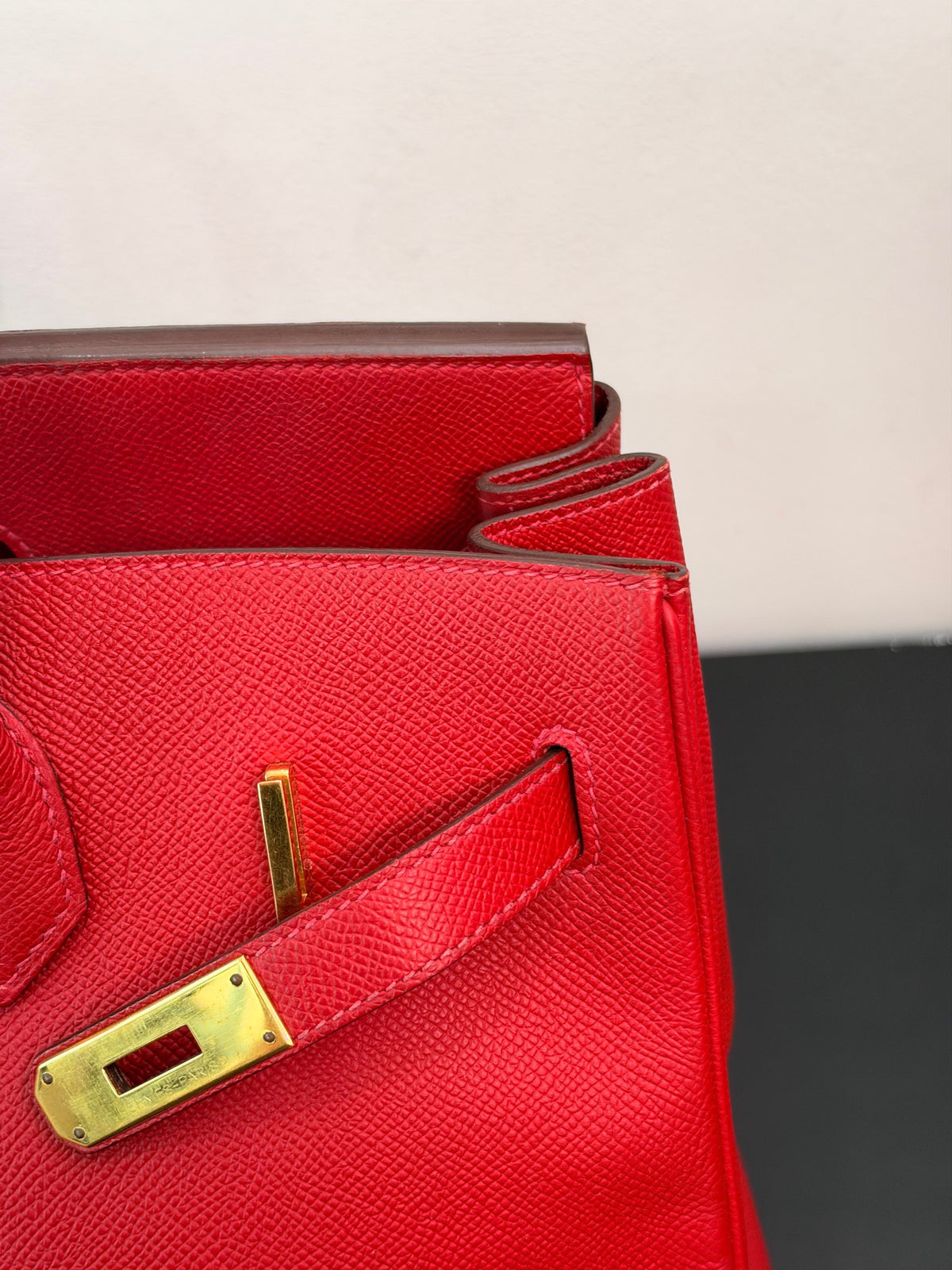 Hermes - Birkin 35 - Leather - Red - (large)