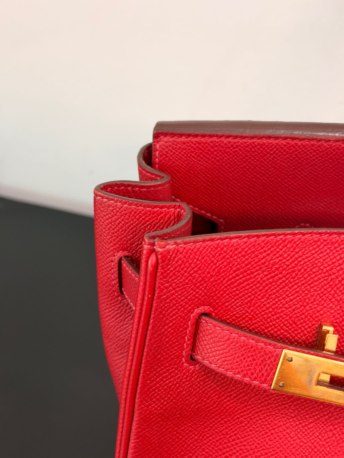 Hermes - Birkin 35 - Leather - Red - (large)