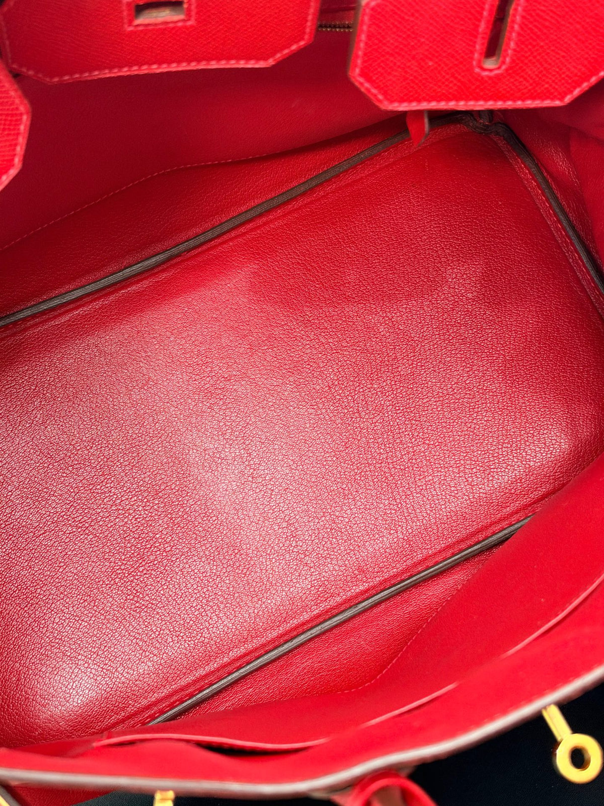Hermes - Birkin 35 - Leather - Red - (large)