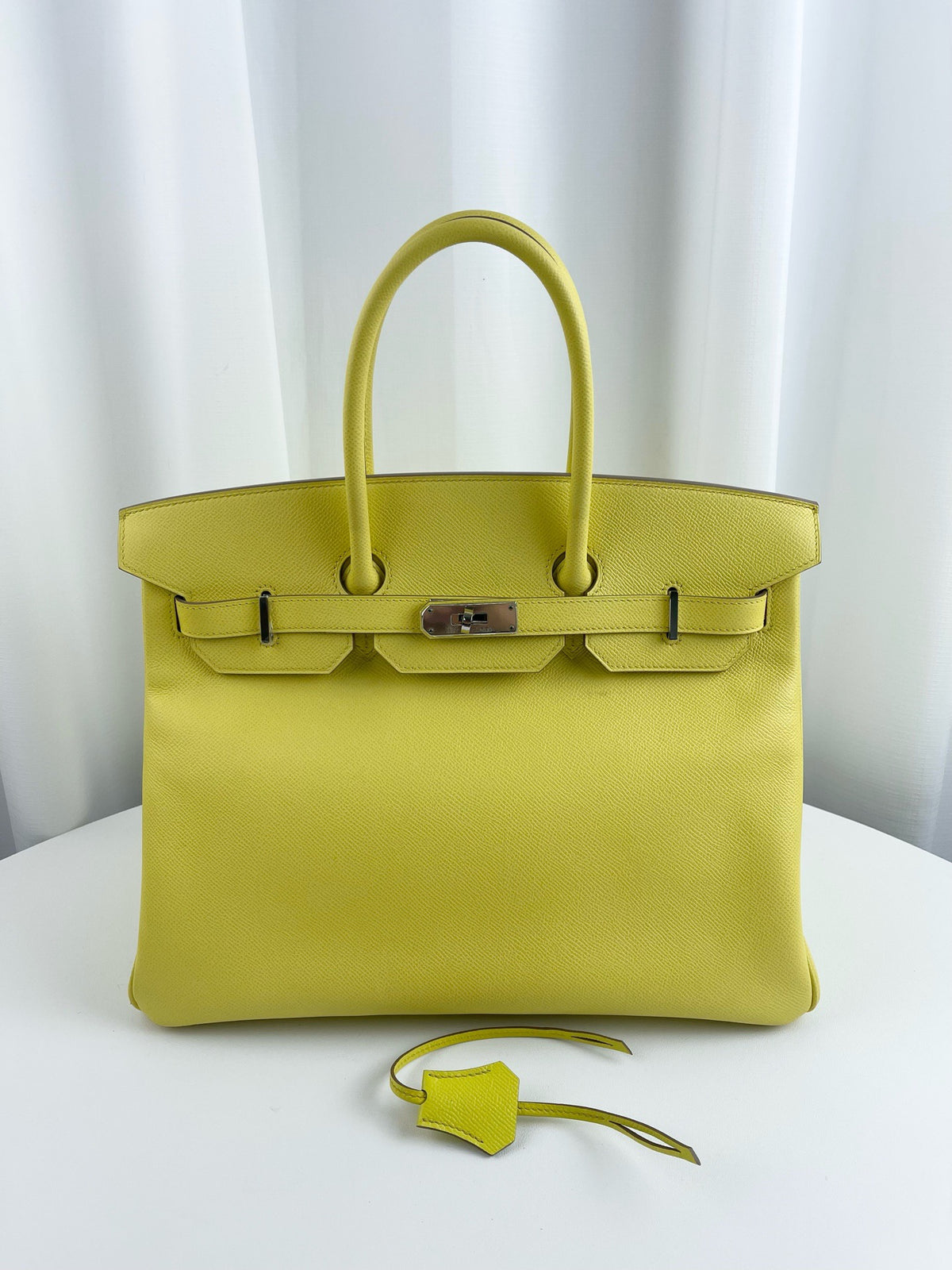 Hermes - Birkin 35 - Leather - Yellow - (large)