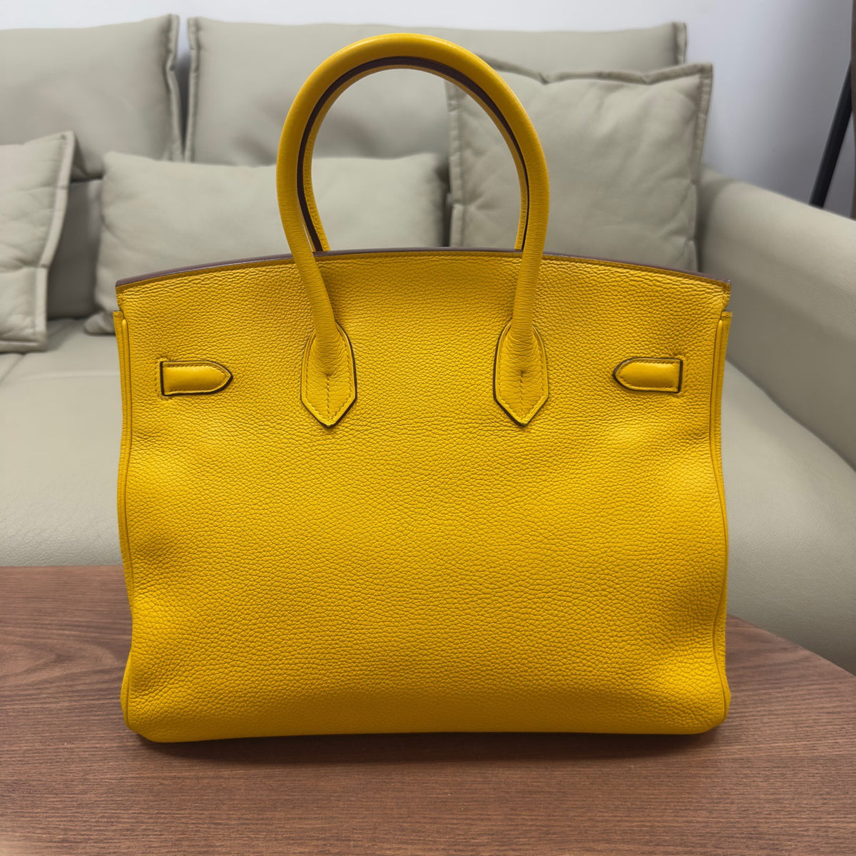 Hermes - Birkin 35 - Leather - Yellow - (Large)