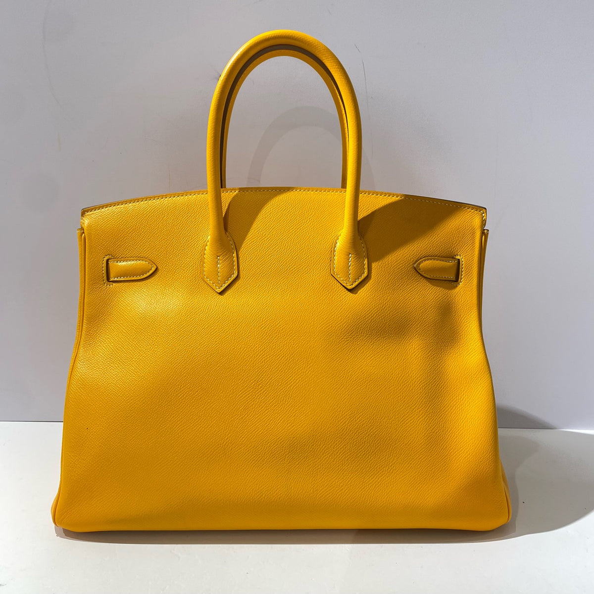 Hermes - Birkin 35 - Leather - Yellow - (large)