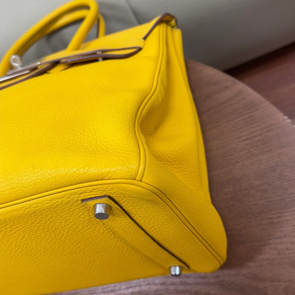 Hermes - Birkin 35 - Leather - Yellow - (Large)