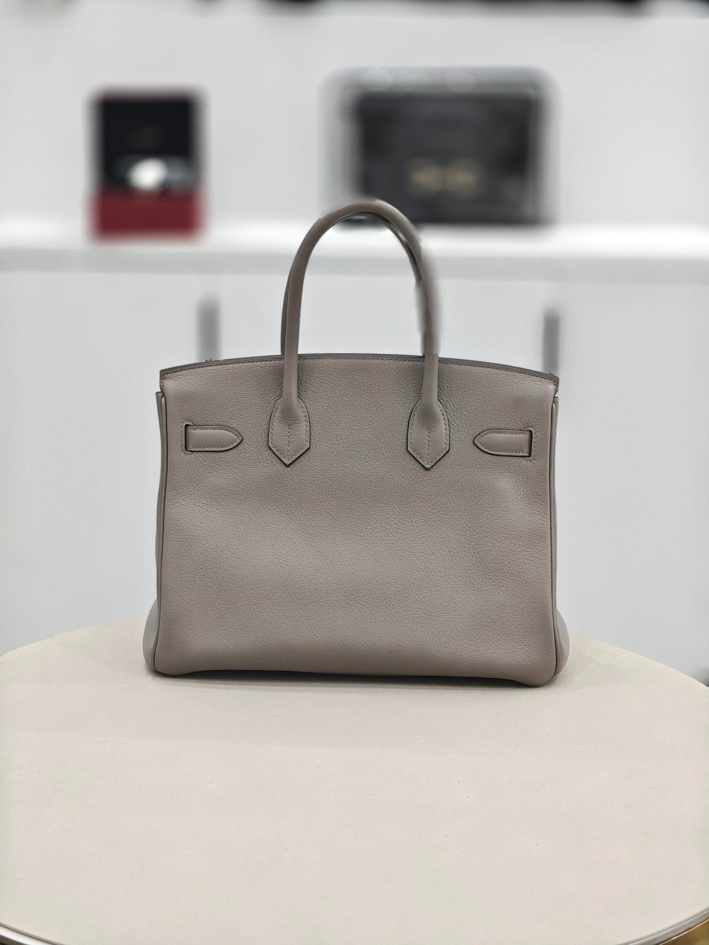 Hermès - Birkin - Leather - Grey - (30)