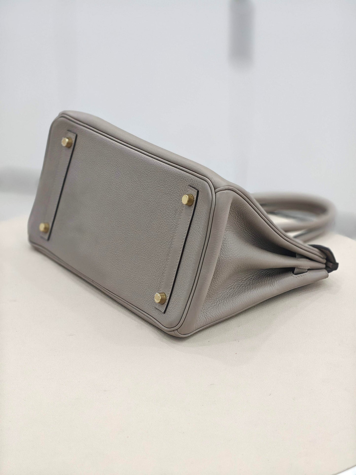 Hermès - Birkin - Leather - Grey - (30)