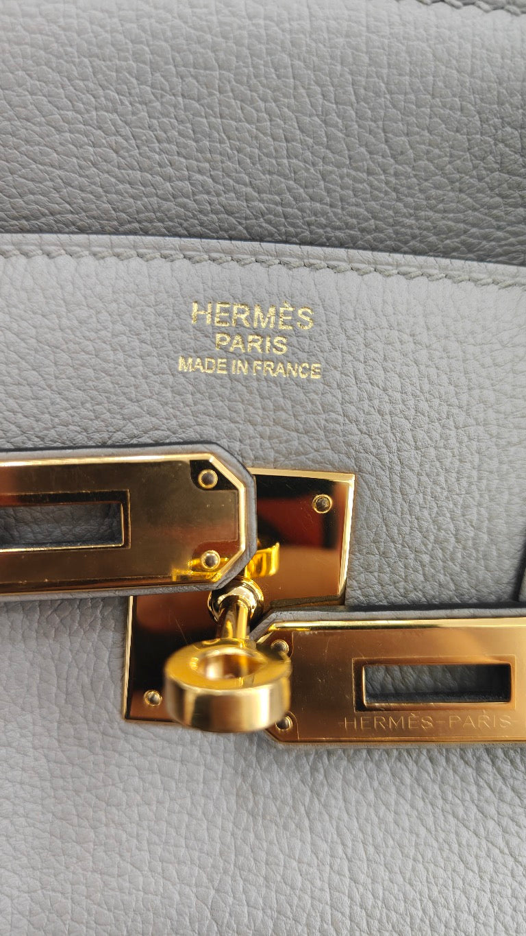 Hermès - Birkin - Leather - Grey - (30)