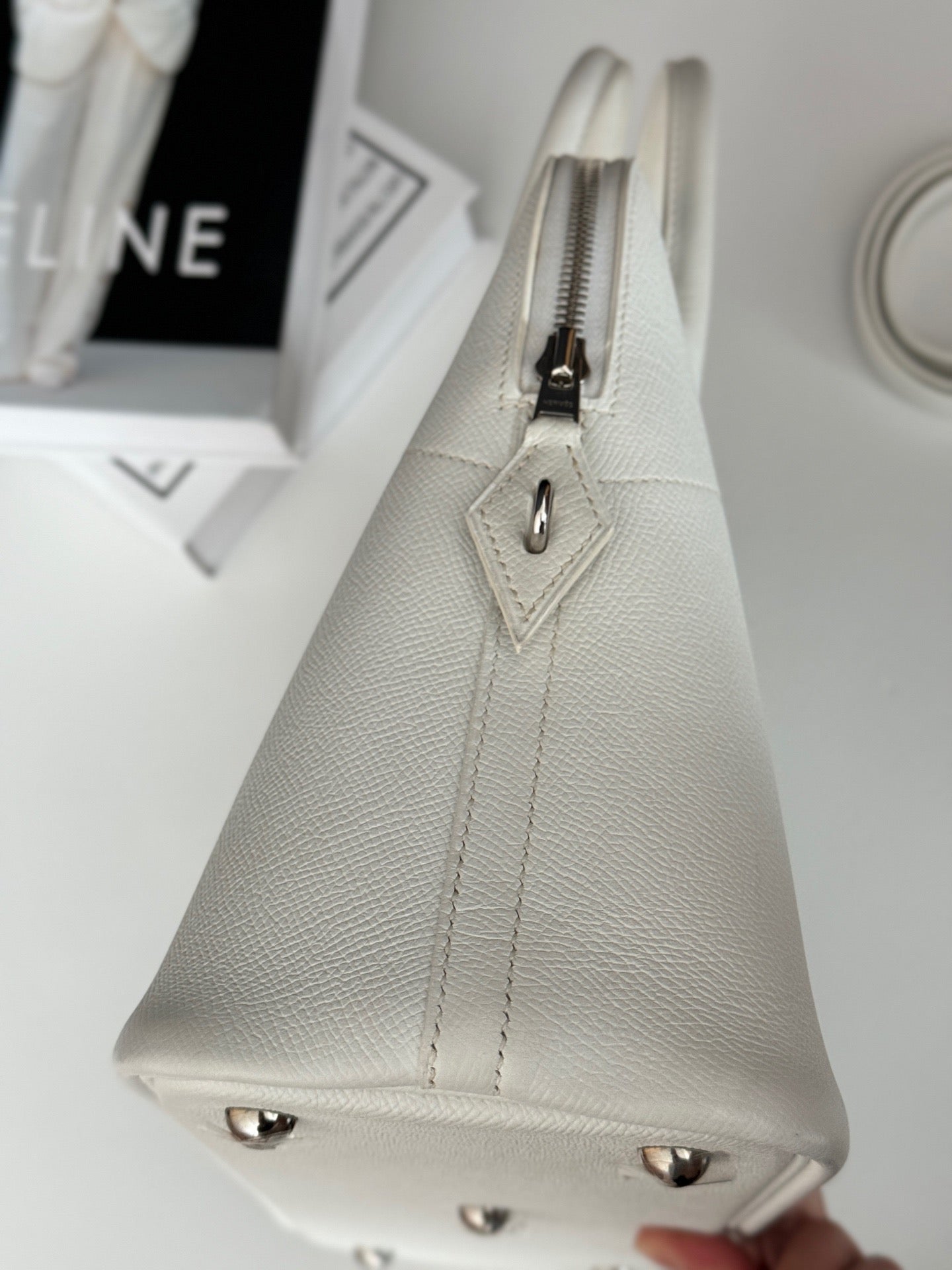 Hermès - Bolide 31 - Epsom leather - White with Silver-Tone Hardware - (medium)