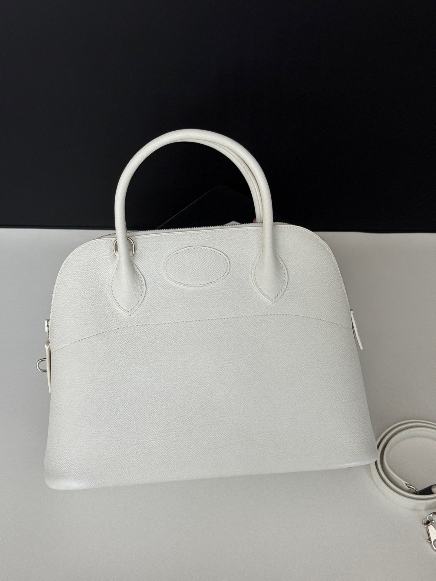 Hermès - Bolide 31 - Epsom leather - White with Silver-Tone Hardware - (medium)