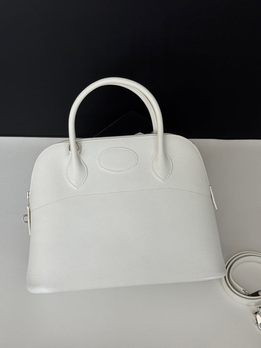 Hermès - Bolide 31 - Epsom leather - White with Silver-Tone Hardware - (medium)