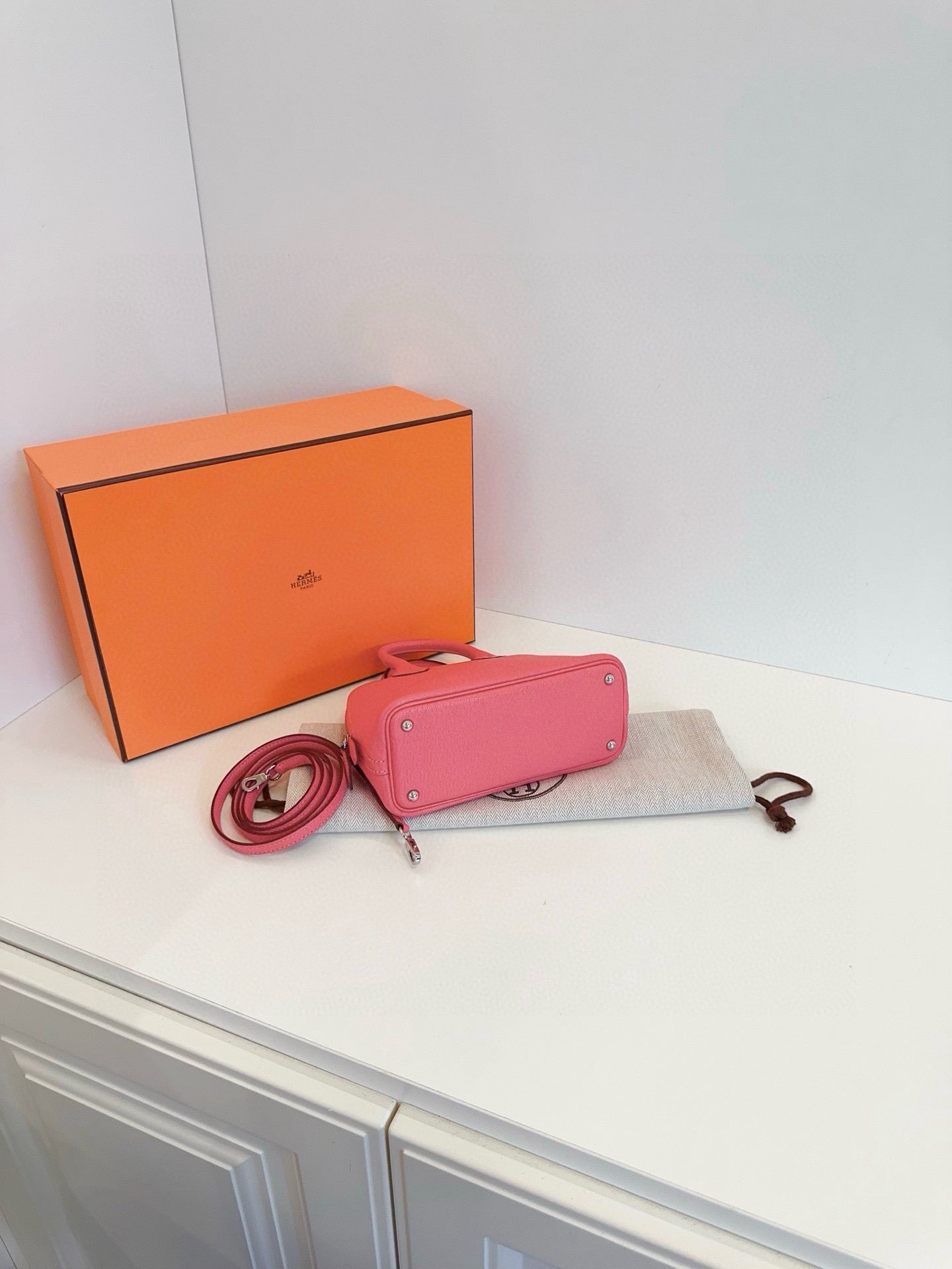 Hermès - Bolide - Exotic leathers - Other - Pink - (mini)