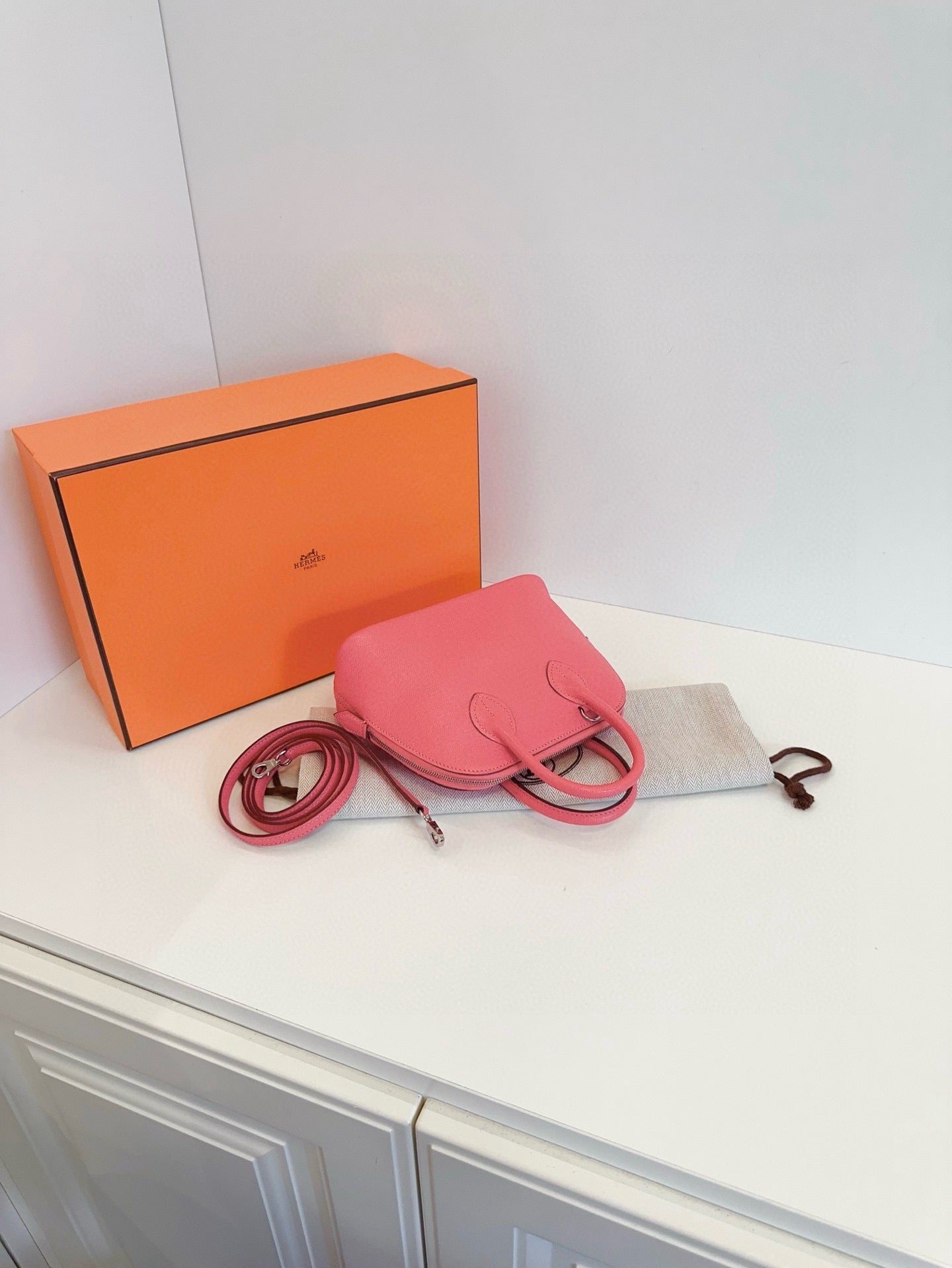 Hermès - Bolide - Exotic leathers - Other - Pink - (mini)