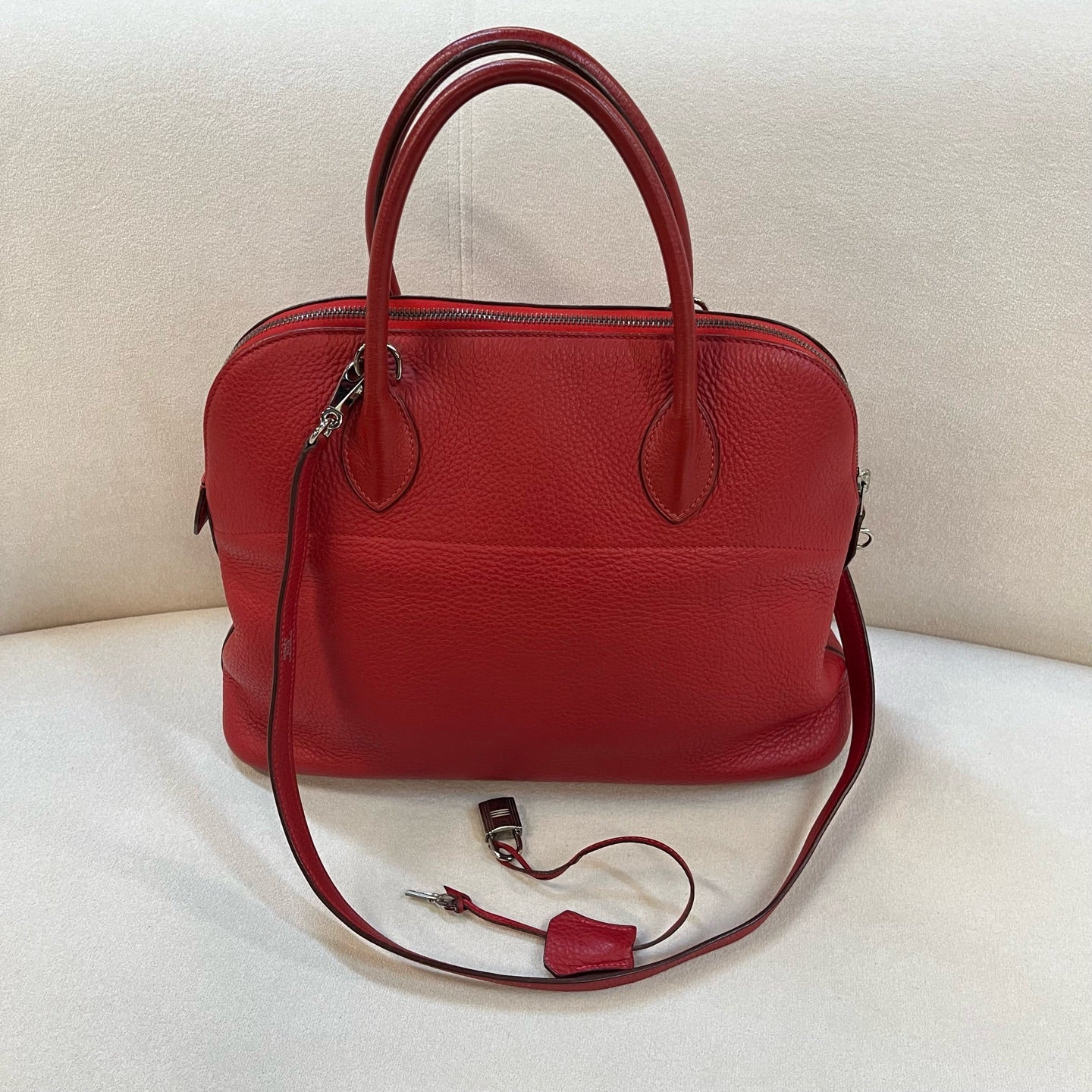 Hermes - Bolide - Leather - Red - (medium)