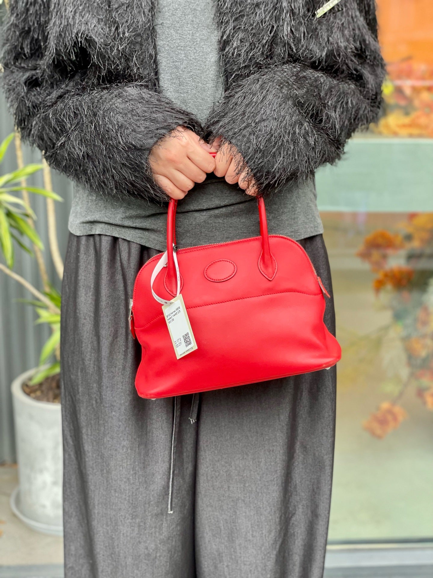 Hermes - Bolide - Leather - Red - (small)
