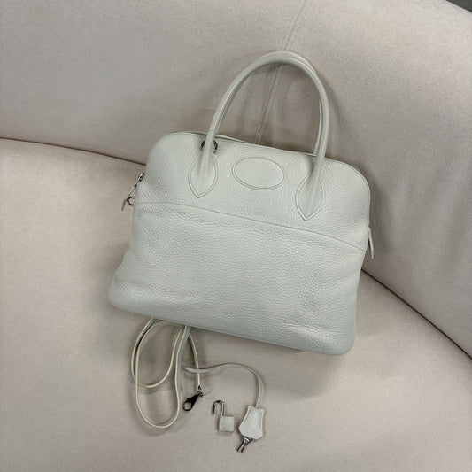 Hermes - Bolide - Leather - White - (large)