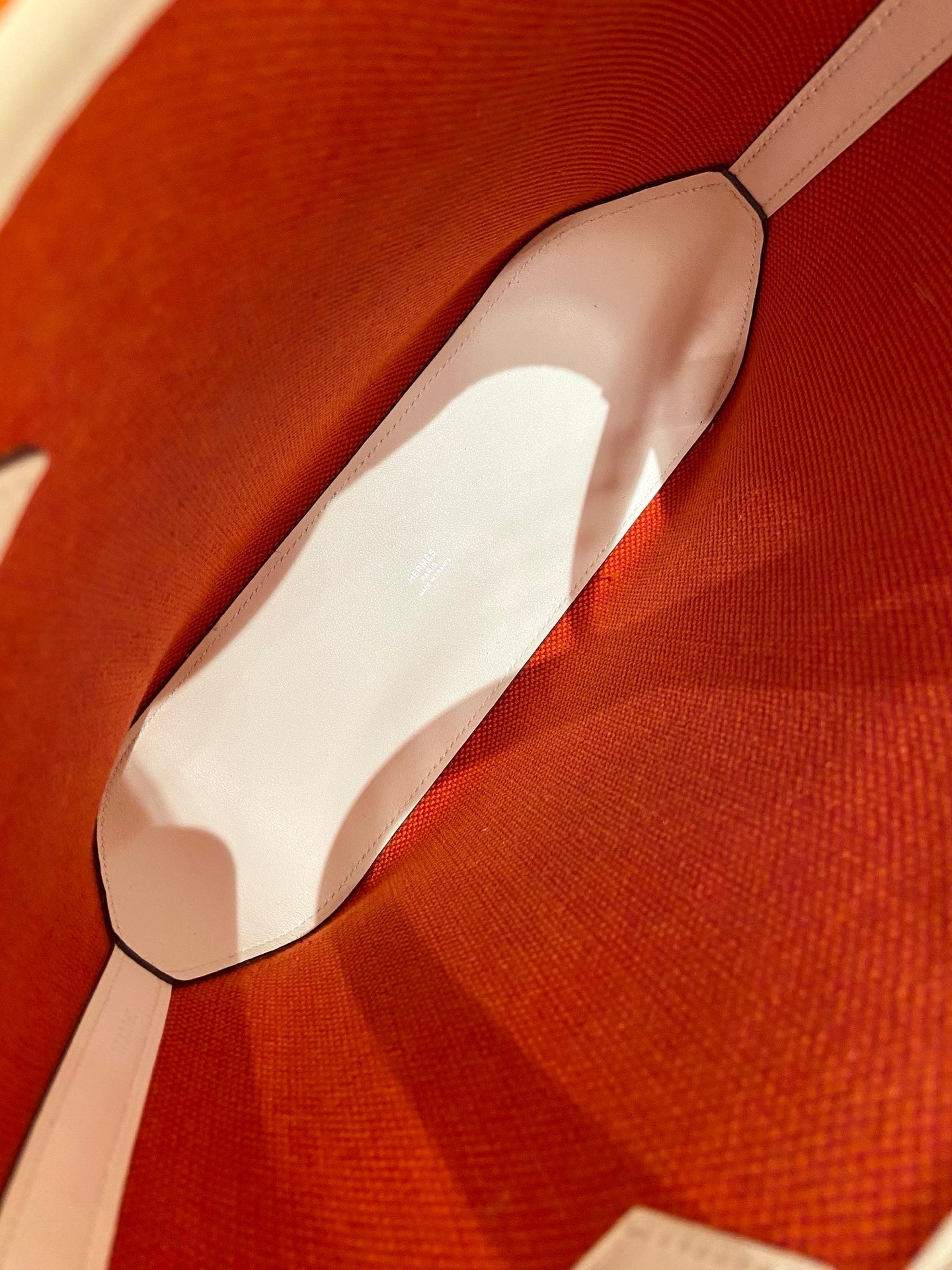 Hermes - Cabas - Cloth - Orange - (27)