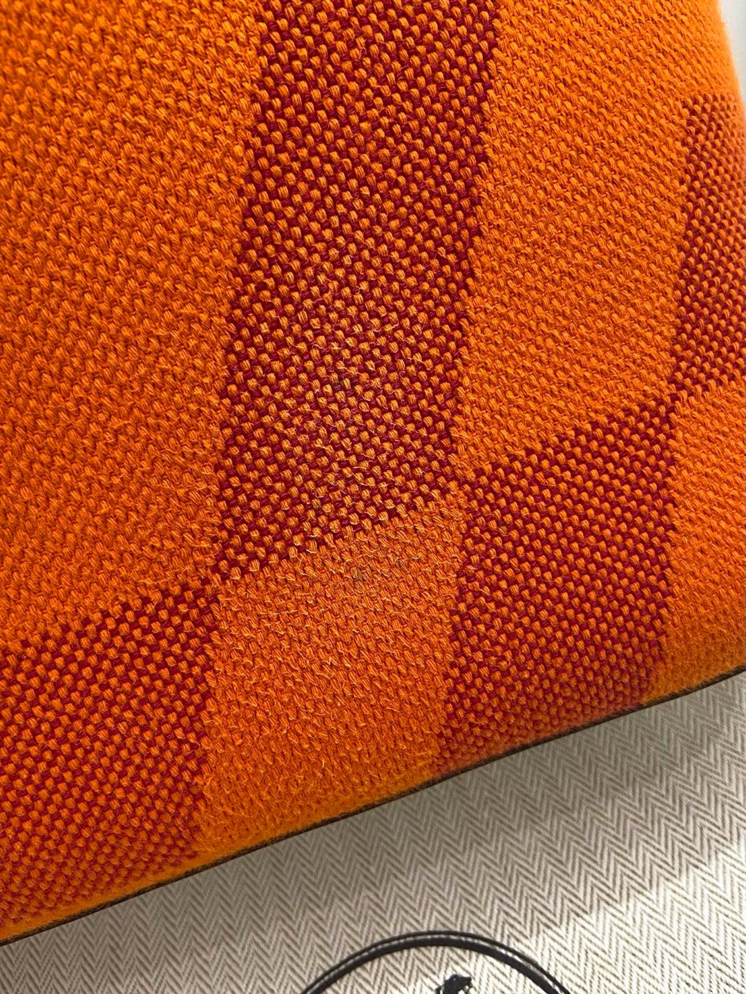 Hermes - Cabas - Cloth - Orange - (27)
