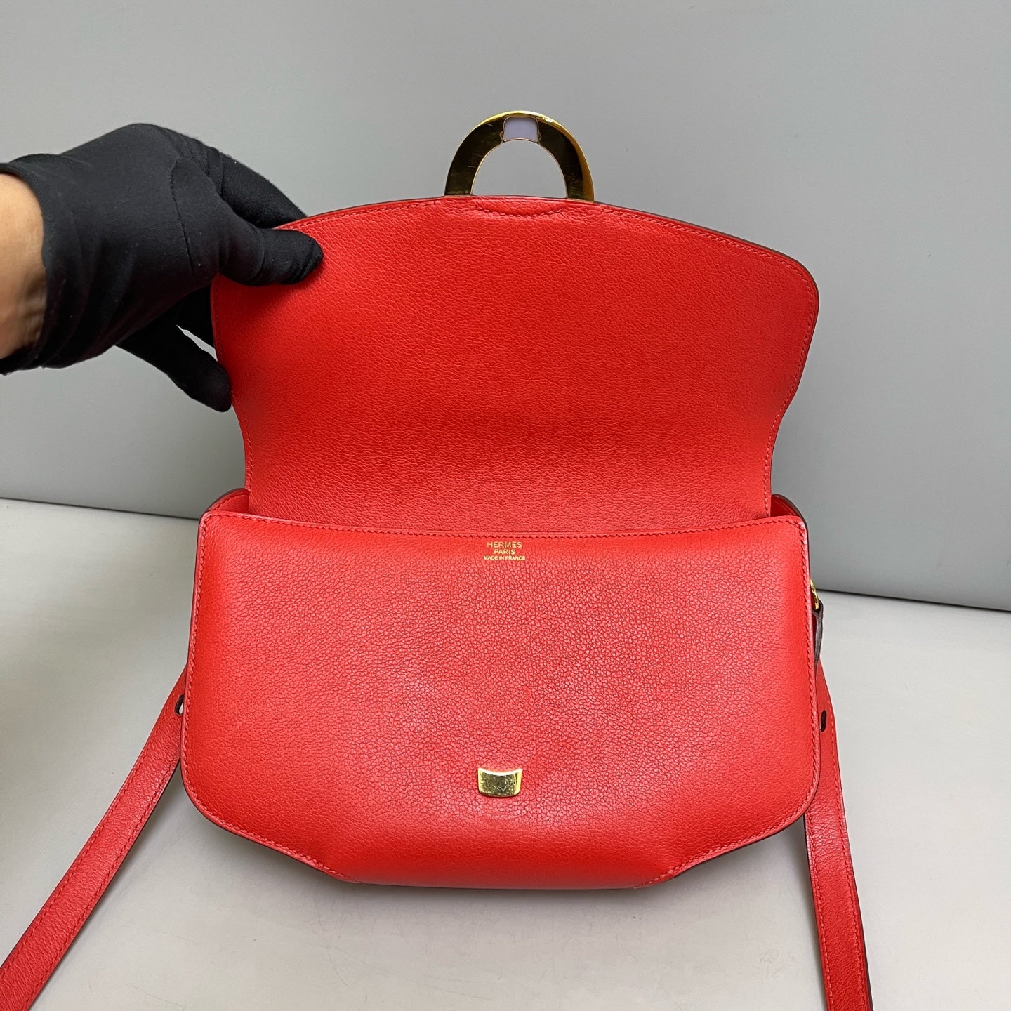 Hermes - Chaine d'Ancre - Leather - Red - (small)