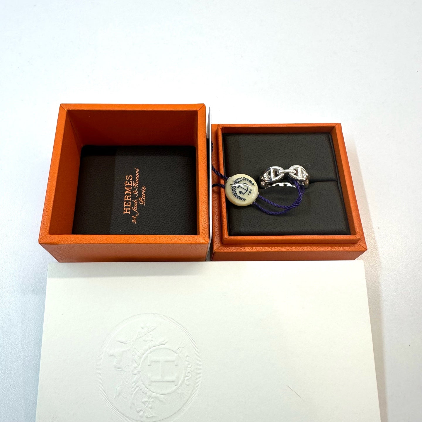 Hermès - Chaine d'Ancre - Silver - Silver - (53)