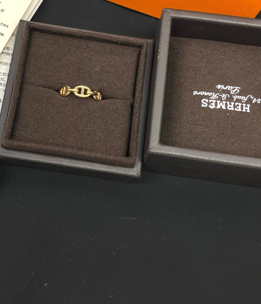 Hermès - Chaine d'Ancre - Yellow gold - Gold - (53)