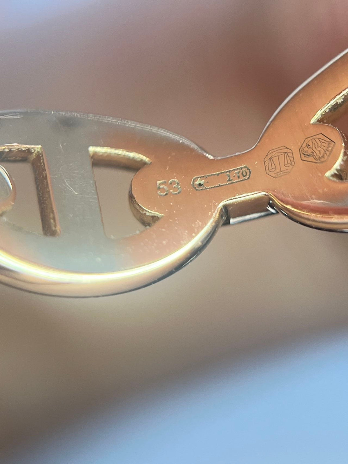 Hermès - Chaine d'Ancre - Yellow gold - Gold - (53)