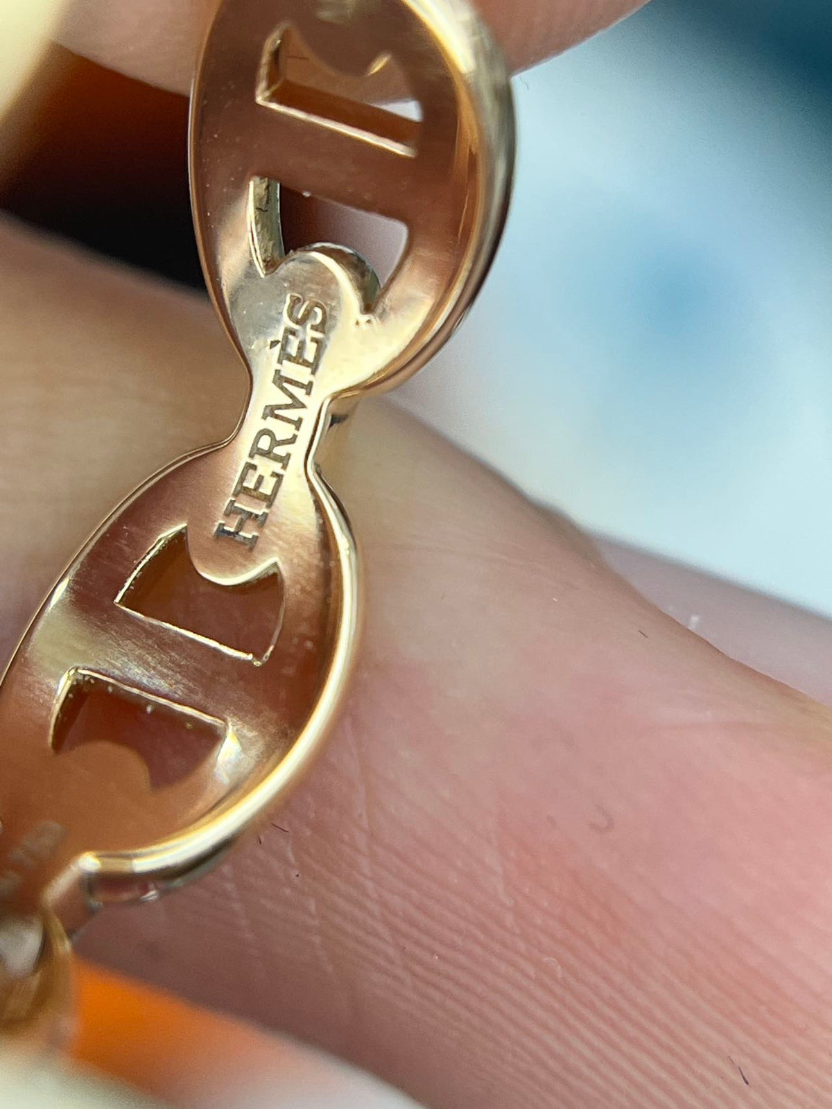 Hermès - Chaine d'Ancre - Yellow gold - Gold - (53)