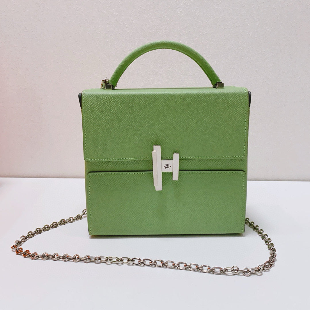 Hermès - Cinhetic 3i - Grained leather - Green - (mini)