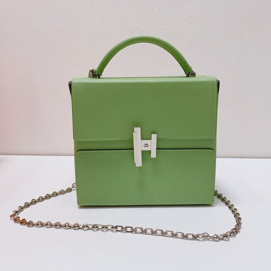 Hermès - Cinhetic 3i - Grained leather - Green - (mini)