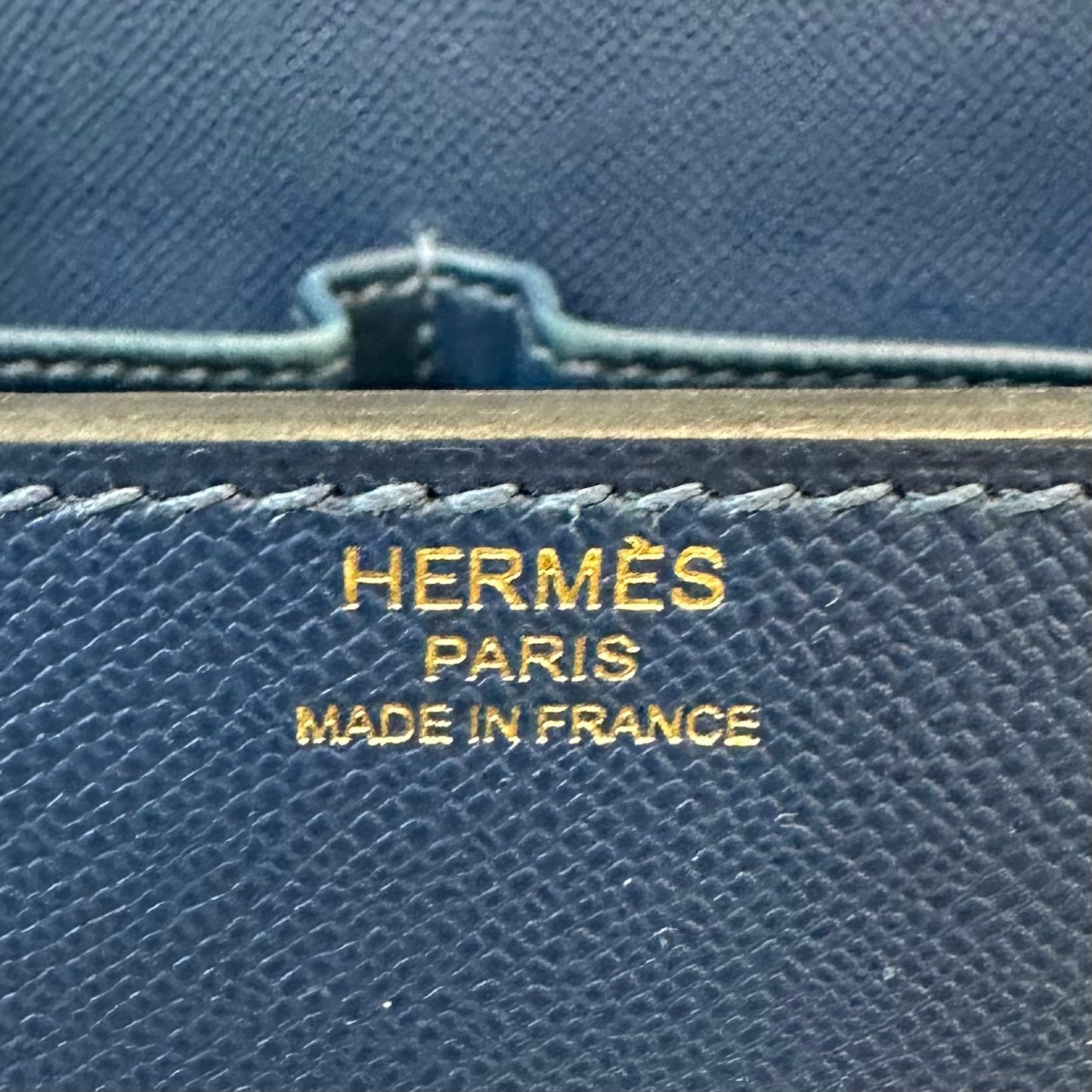 Hermès - Cinhetic bag - Leather - Navy - (Small)
