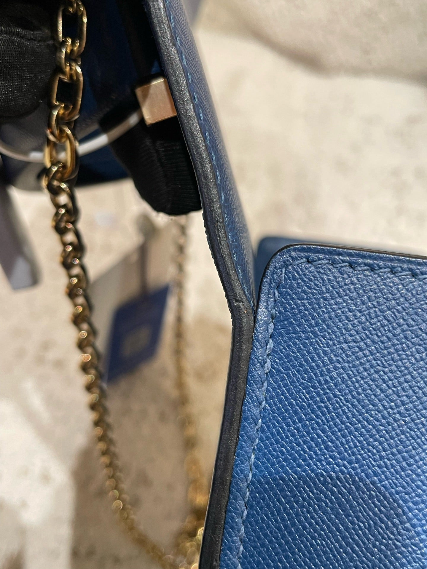Hermès - Cinhetic bag - Leather - Navy - (Small)