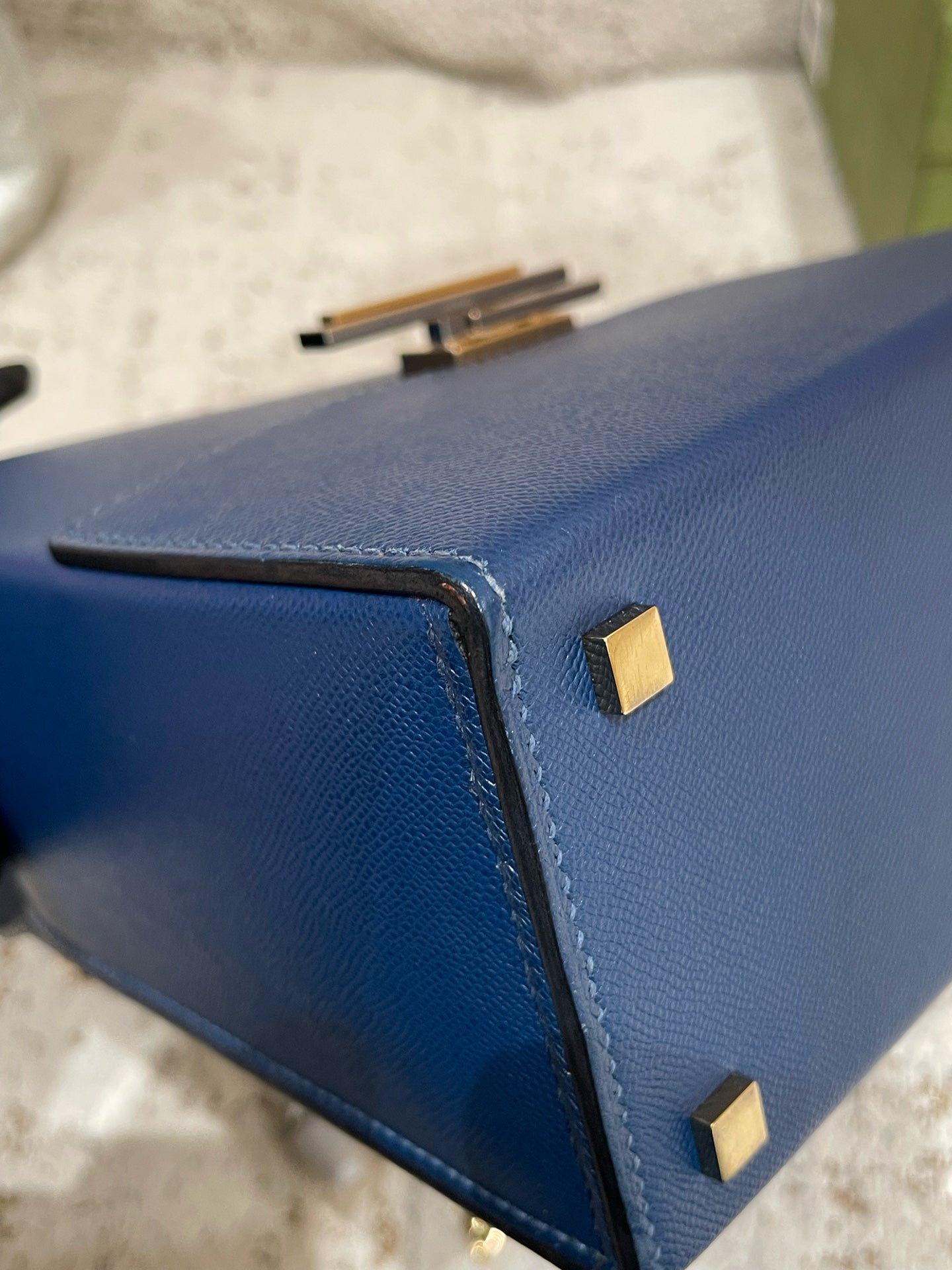 Hermès - Cinhetic bag - Leather - Navy - (Small)