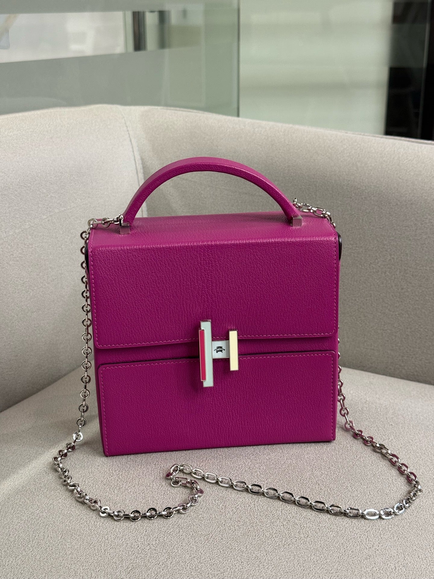 Hermès - Cinhetic - Leather - Pink - (mini)