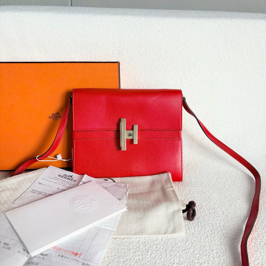 Hermès - Cinhetic to go - Leather - Red - (mini)