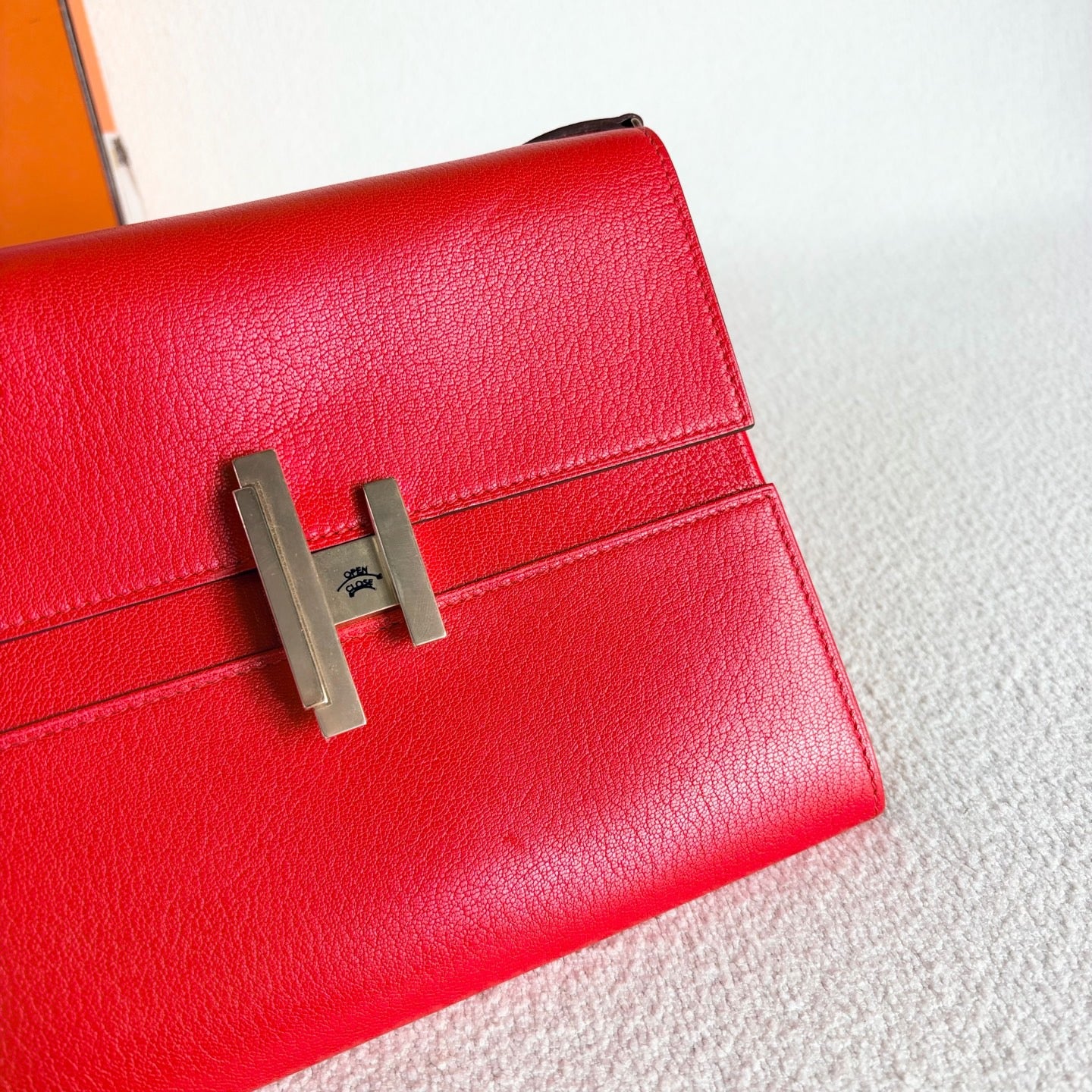 Hermès - Cinhetic to go - Leather - Red - (mini)