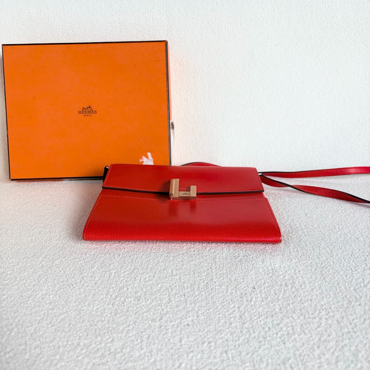 Hermès - Cinhetic to go - Leather - Red - (mini)