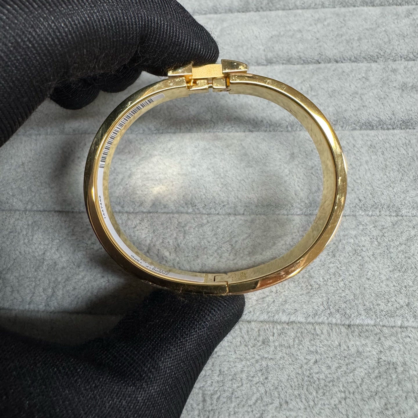 Hermès - Clic H - Gold plated - Beige - (Other)