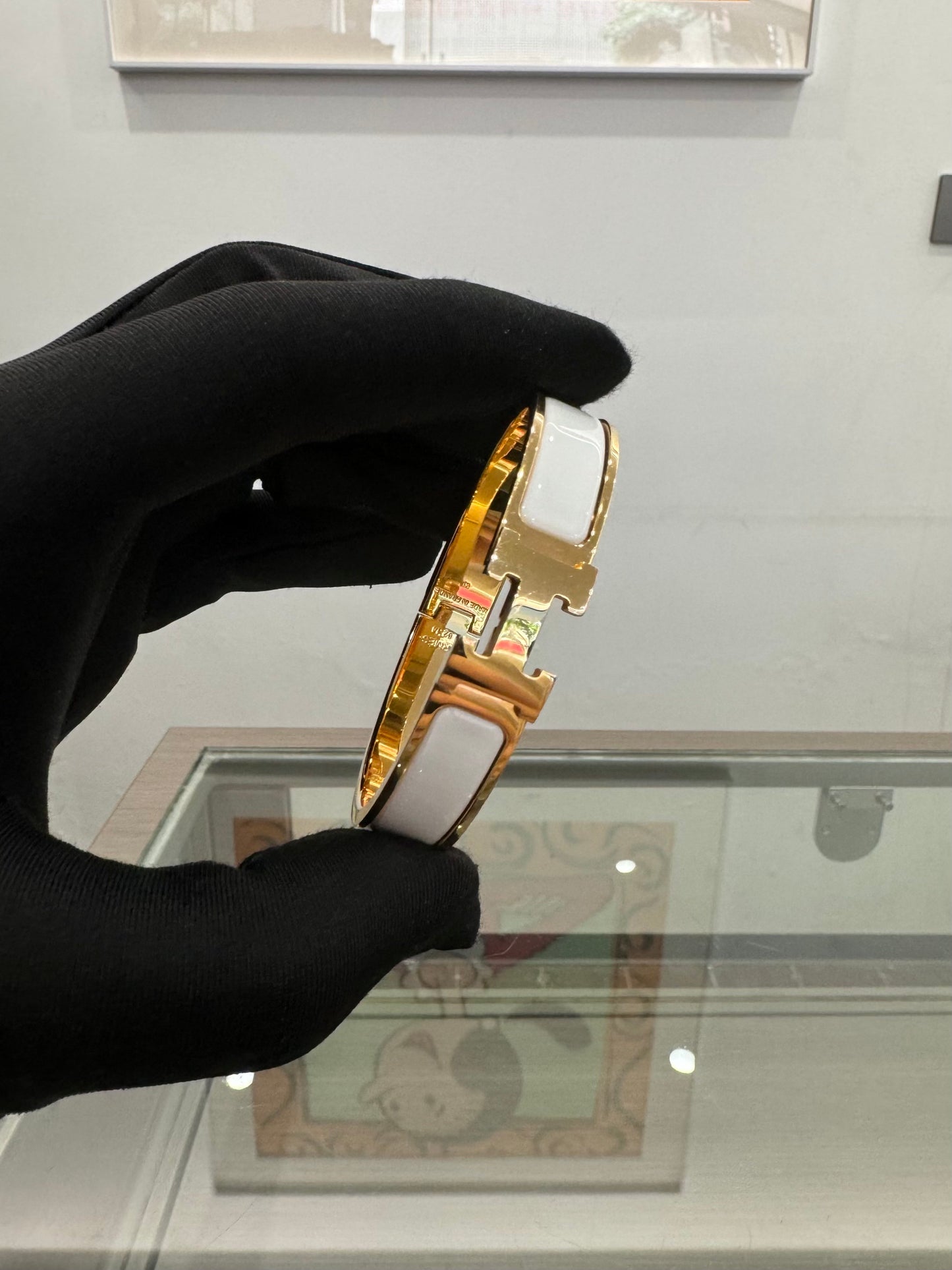 Hermès - Clic H - Gold plated - Gold - (GM)