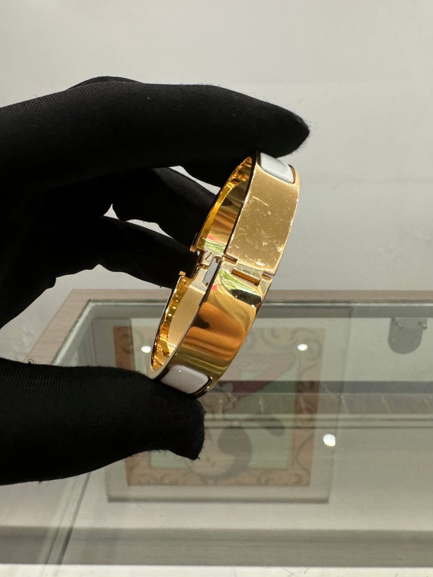 Hermès - Clic H - Gold plated - Gold - (GM)