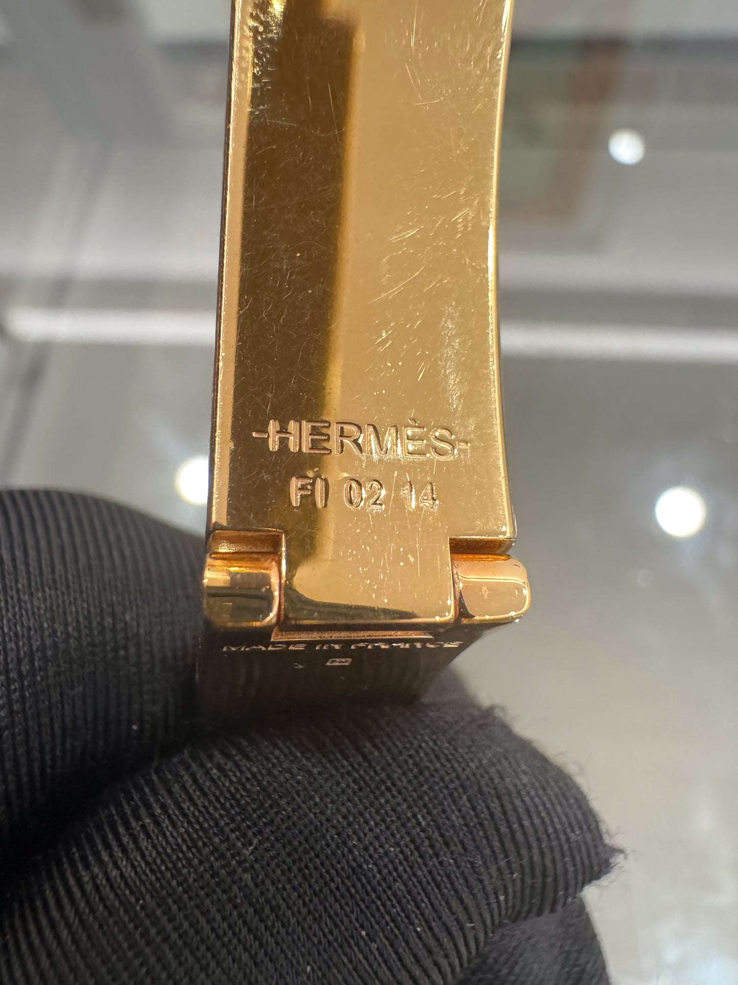 Hermès - Clic H - Gold plated - Gold - (GM)