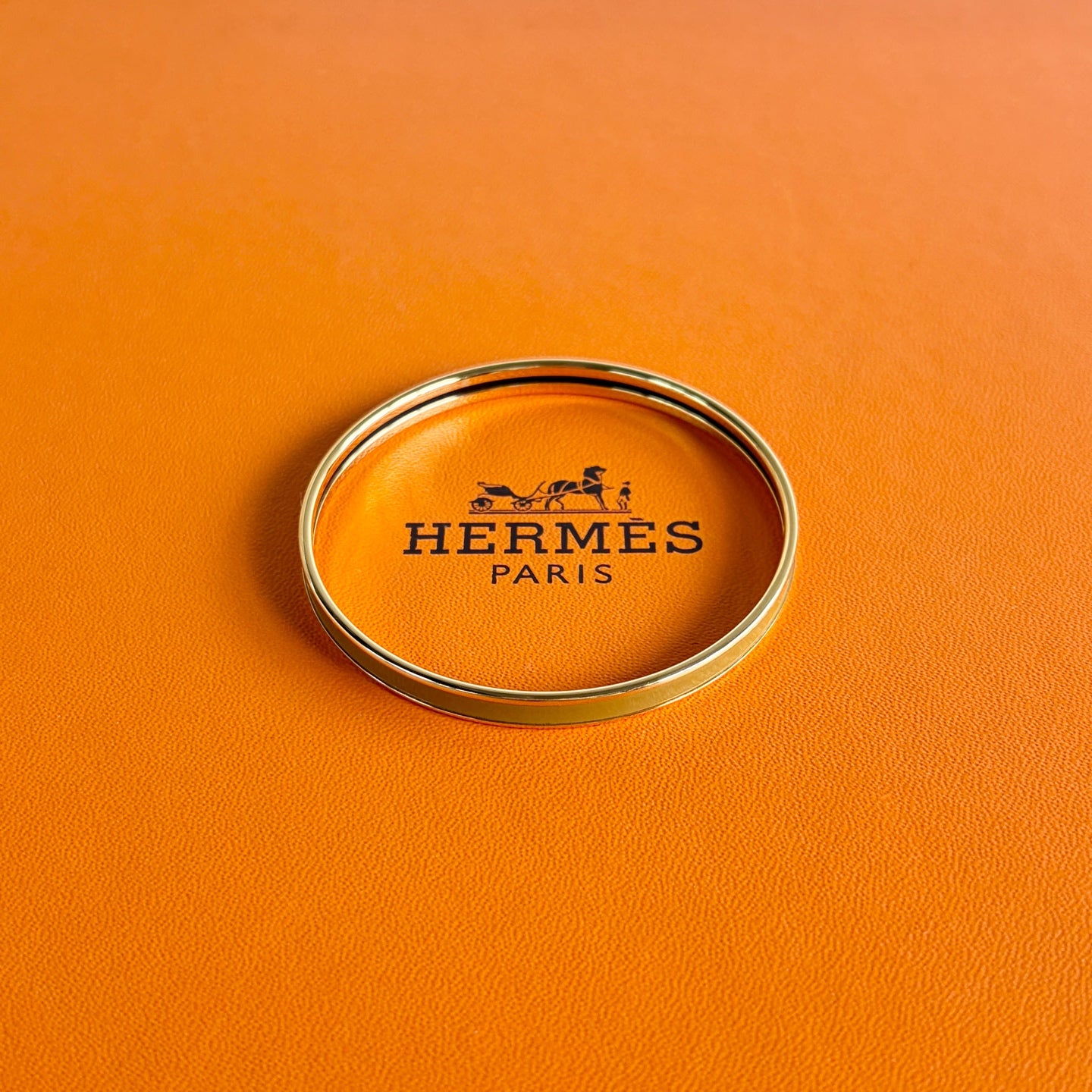 Hermès - Clic H - Metal - Beige - (19.5)