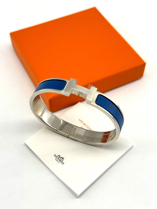 Hermès - Clic H - Metal - Blue