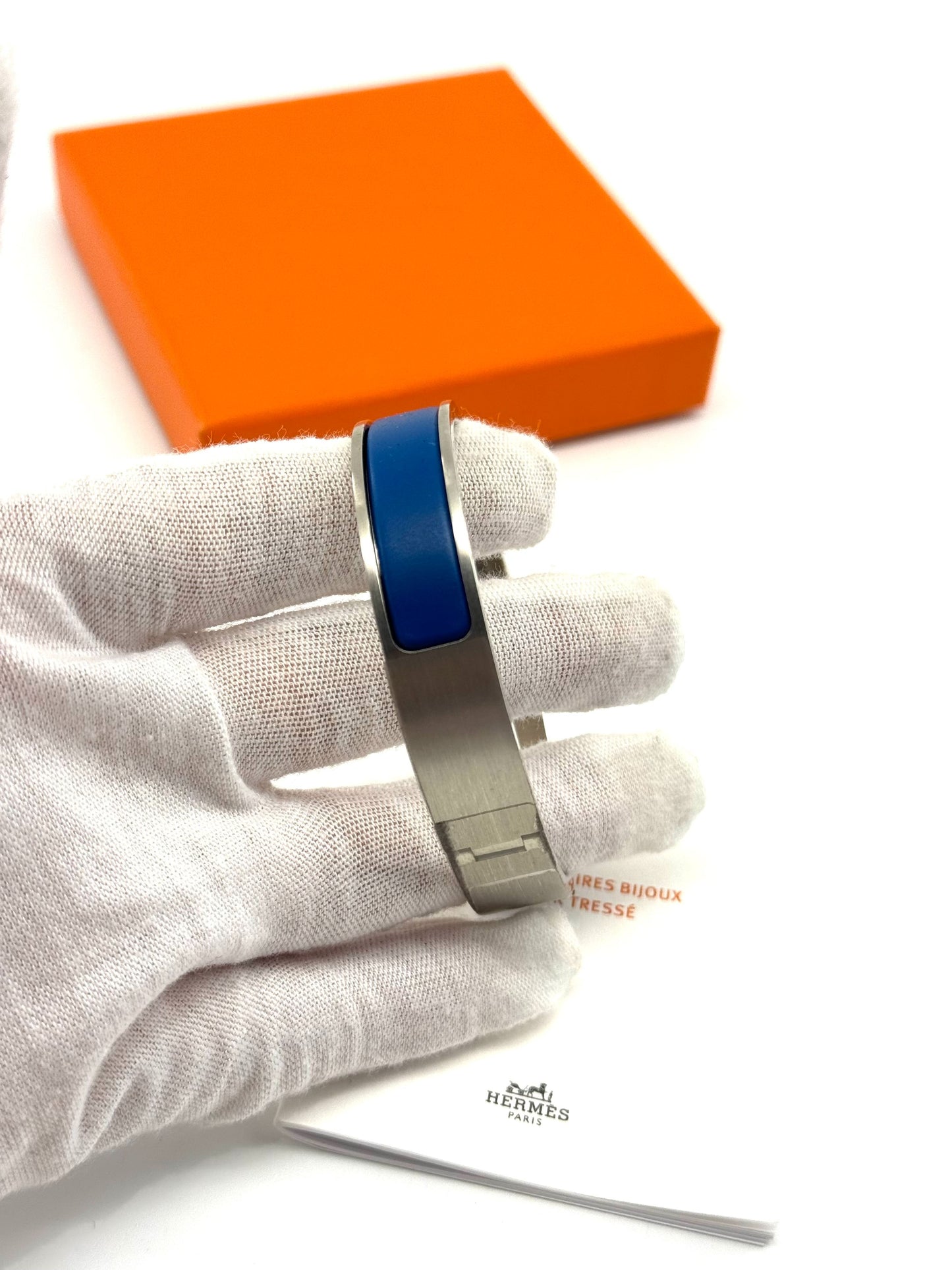 Hermès - Clic H - Metal - Blue