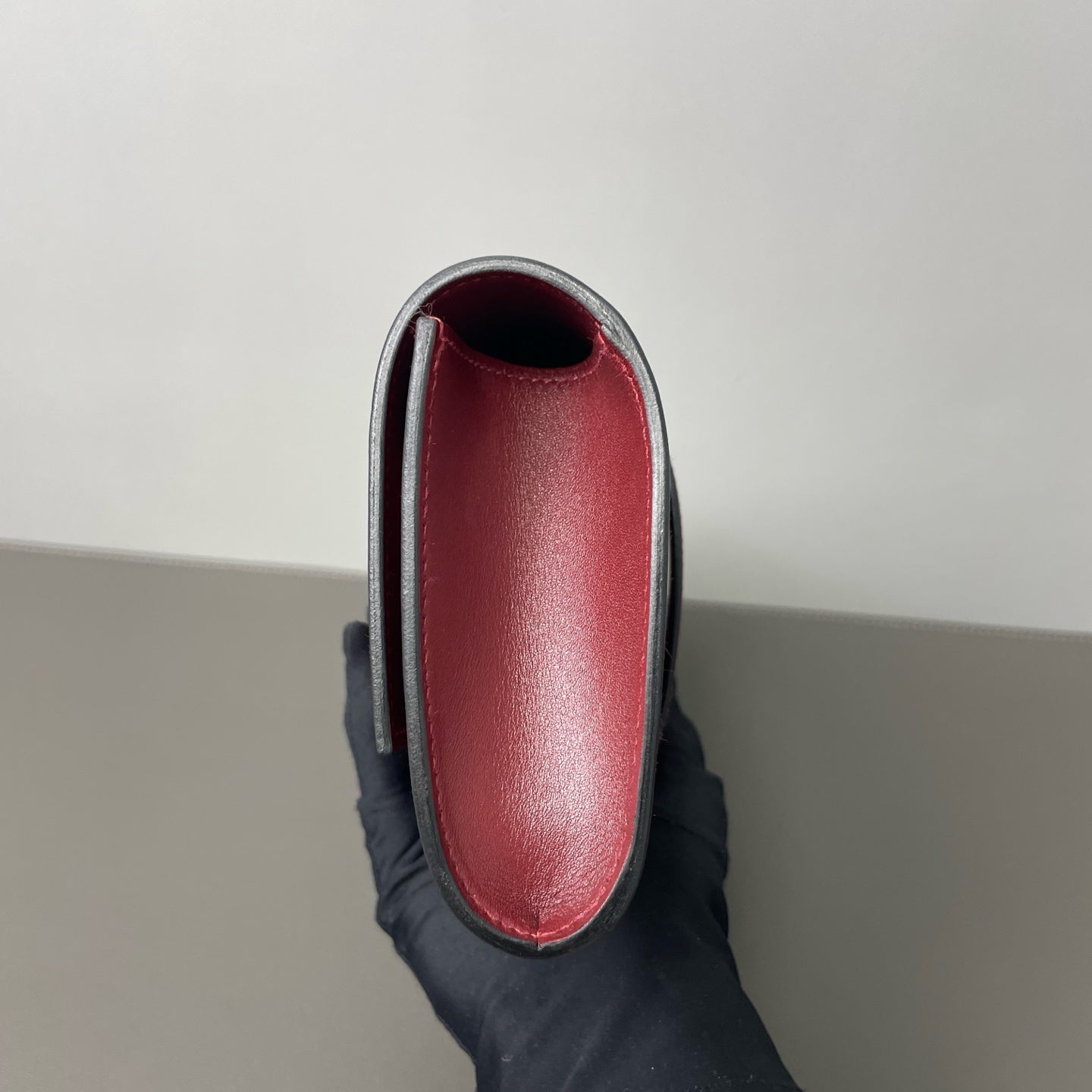 Hermès - Collier de Chien Clutch - Leather - Burgundy - (small)